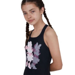 Speedo - Junior Minnie Mouse Medalist Swimsuit -Swimming Clothing speedo junior minnie mouse medalist swimsuit 8