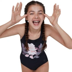 Speedo - Junior Minnie Mouse Medalist Swimsuit -Swimming Clothing speedo junior minnie mouse medalist swimsuit 9