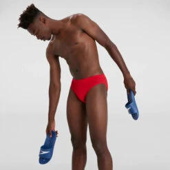 Speedo - Men's Eco Endurance+ 7cm Brief - Red -Swimming Clothing speedo mens eco endurance 7cm brief red 7