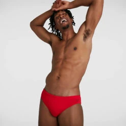Speedo - Men's Essentials Endurance+ 7cm Brief - Red -Swimming Clothing speedo mens essentials endurance 7cm brief red 3