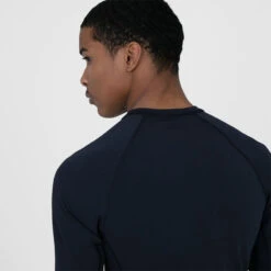 Speedo - Mens Short Sleeve Rash Top - Navy -Swimming Clothing speedo mens short sleeve rash top navy 5