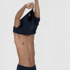 Speedo - Mens Short Sleeve Rash Top - Navy -Swimming Clothing speedo mens short sleeve rash top navy 7