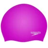 Speedo - Unisex Plain Moulded Silicone Cap -Swimming Clothing speedo unisex plain moulded silicone cap pink 1