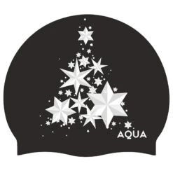 Aqua Tree Christmas - Silicone Swim Hat
