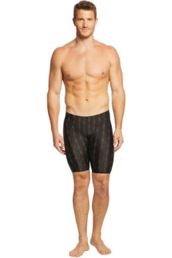 TYR - Fusion 2 Jammer Mens Competition Swimsuit - Black -Swimming Clothing tyr fusion 2 jammer black 5
