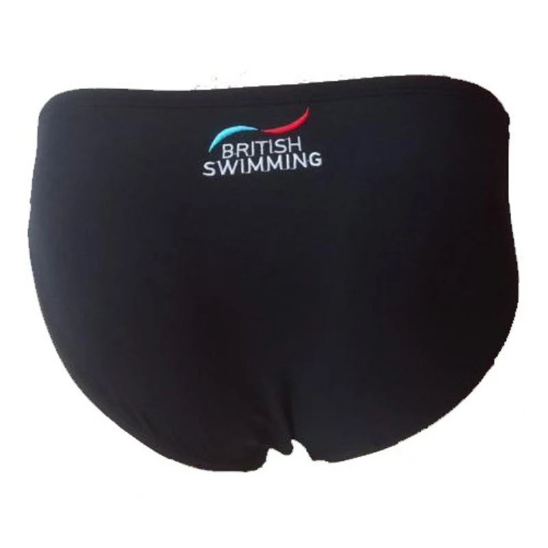 TYR - GB British Swimming Men's 5cm Racer Briefs - Black 4 TYR - GB British Swimming Men's 5cm Racer Briefs - Black - Image 2