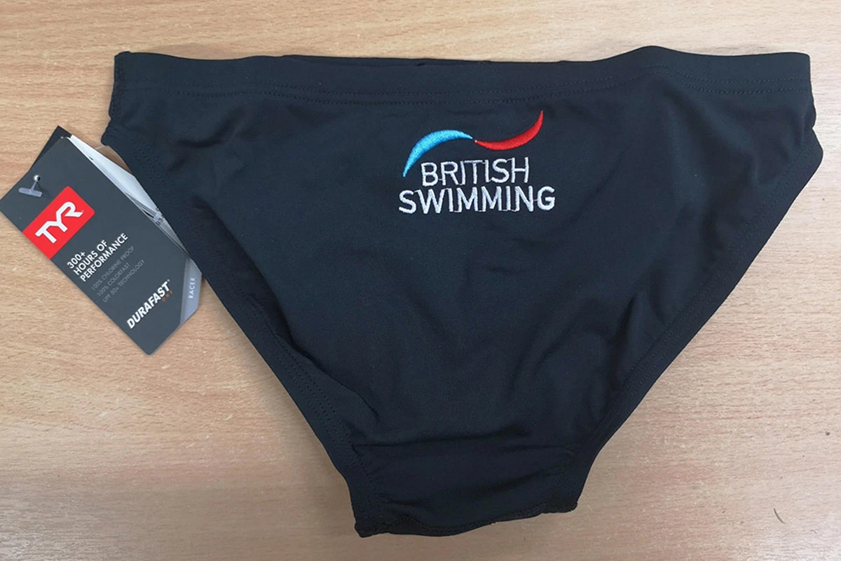 TYR - GB British Swimming Men's 5cm Racer Briefs - Black 6 TYR - GB British Swimming Men's 5cm Racer Briefs - Black - Image 4