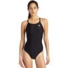 TYR - Solid Durafast One Cutoutfit Girls Swimsuit - Black