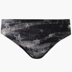 TYR - Men’s American Dream All Over Racer Swimsuit - Black/Grey -Swimming Clothing tyr men s american dream all over racer swimsuit black grey 5