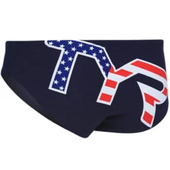 TYR - Men’s Americana Training Racer Swimsuit - Red/White/Blue -Swimming Clothing tyr men s americana training racer swimsuit red white blue 5