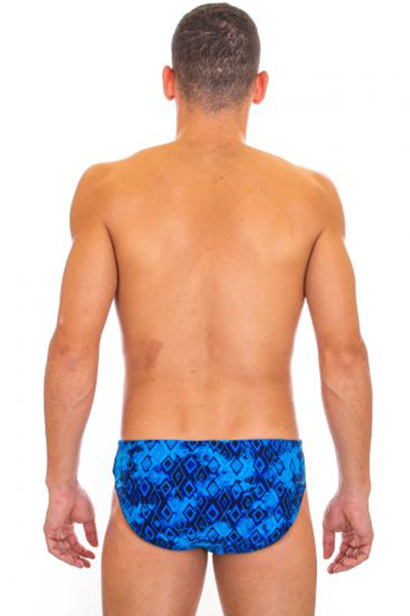 TYR - Men’s Glacial All Over Racer Swimsuit - Blue 9 TYR - Men’s Glacial All Over Racer Swimsuit - Blue - Image 7