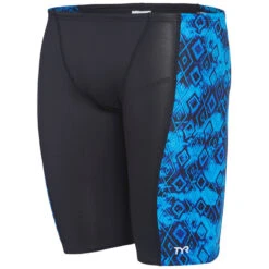 TYR - Men’s Glacial Hero Jammer Swimsuit - Blue -Swimming Clothing tyr men s glacial hero jammer swimsuit blue 3