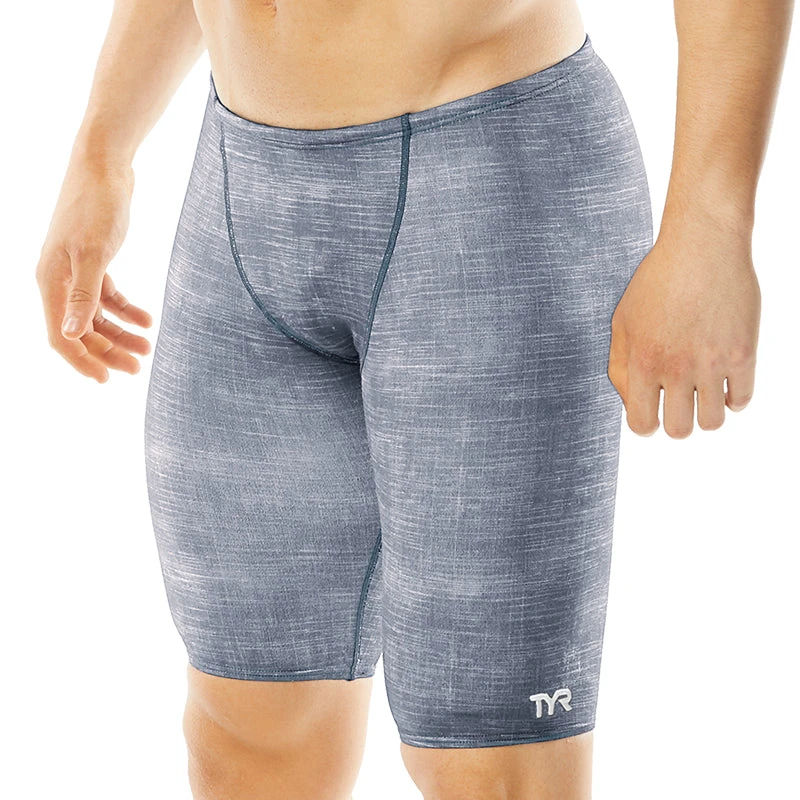 TYR - Men’s Sandblasted Allover Training Jammer - Grey 3 TYR - Men’s Sandblasted Allover Training Jammer - Grey