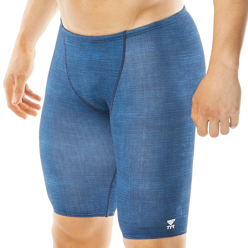 TYR - Men’s Sandblasted Allover Training Jammer - Navy 3 TYR - Men’s Sandblasted Allover Training Jammer - Navy