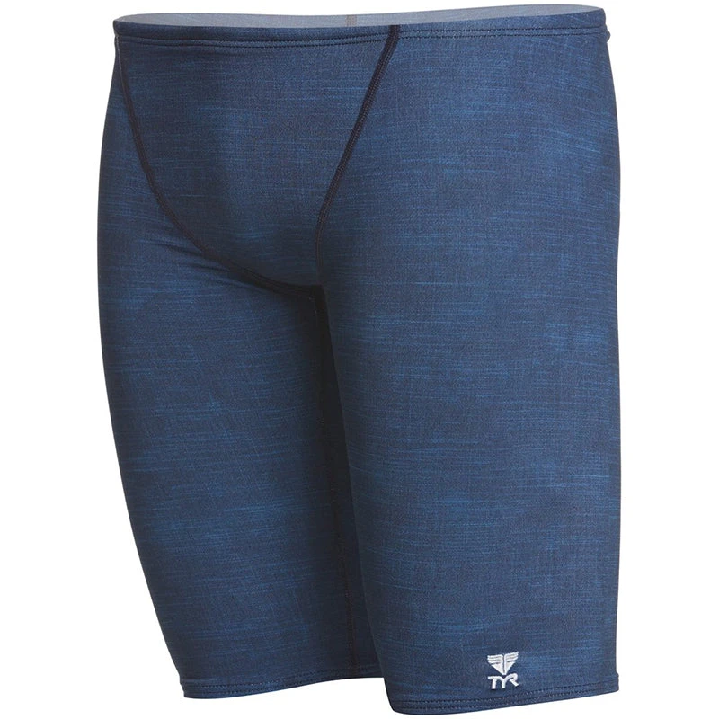 TYR - Men’s Sandblasted Allover Training Jammer - Navy 5 TYR - Men’s Sandblasted Allover Training Jammer - Navy - Image 3