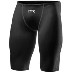 TYR - Thresher™ Mens Jammer Swimsuit - Black/Grey -Swimming Clothing tyr mens thresher jammer swimsuit 088 3