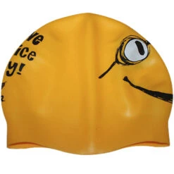 TYR - Smiley Have A Nice Day Silicone Swim Hat -Swimming Clothing tyr smiley have a nice day silicone swim hat 3