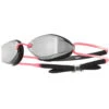 TYR - Tracer-X Racing Nano Mirrored Goggles - Silver/Pink -Swimming Clothing tyr tracer x racing mirrored goggles silver pink