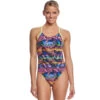TYR - Sumatra Cutoutfit Ladies Swimsuit - Black/Multi