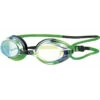 Vorgee - Extreme Competition Missile Fuze Rainbow Mirror Lens Goggle Black/Green -Swimming Clothing vorgee extreme competition missile fuze rainbow mirror lens goggles green black